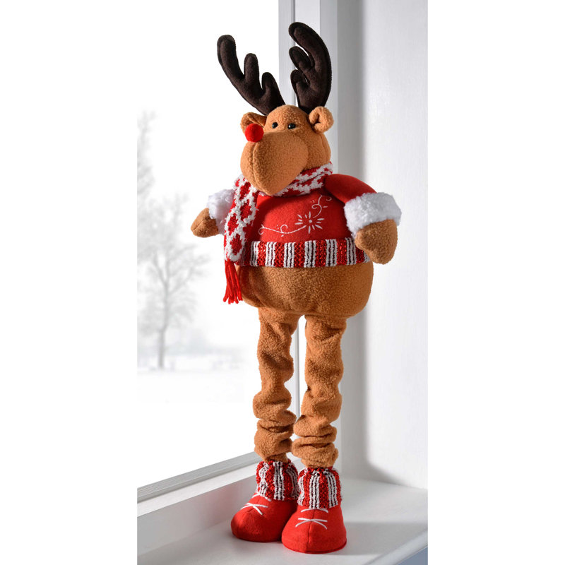 The Seasonal Aisle Free Standing Christmas Reindeer Decoration with
